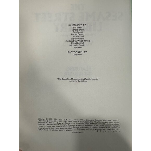 Sesame Street Library 4 Book Bundle Volumes 9, 11, 13, 15 Vintage Hard Cover - Picture 14 of 14